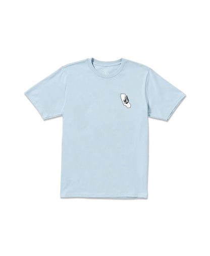Volcom California Dreaming - Playera de Manga Corta para Hombre - G - Azul Carolina