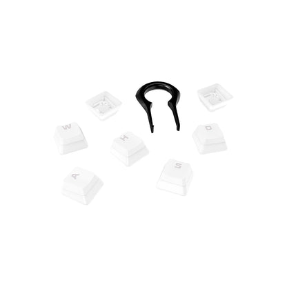 HyperX Pudding Keycaps Teclas ABS de Color Blanco Set Completo - LA