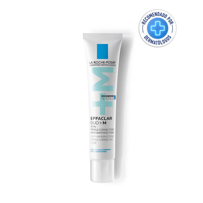 La Roche-Posay Effaclar DUO +M Crema Hidratante Anti-imperfecciones, 40 ml | Para piel grasa o con tendencia acnéica, fórmula con niacinamida y phylobioma, anti-marcas e hidratación por hasta 24 horas