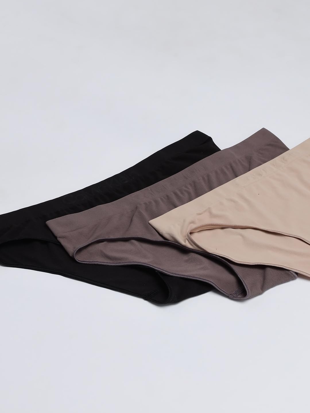 Calvin Klein Bikini de Talle Medio sin Costuras Flex Bonded Ropa Interior Mujer