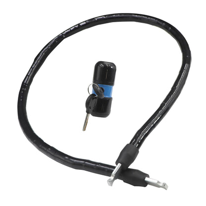 Benotto Candado Articulado 15X100cm 2xLlaves Negro/Azul PY5011