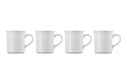 Le Creuset PG90433A-0016 - Taza de cerámica, 14 oz, color blanco