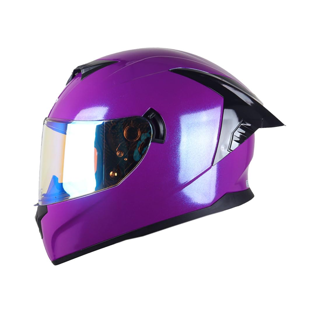 Casco Edge Integral Racer Morado Brillante XL | DOT