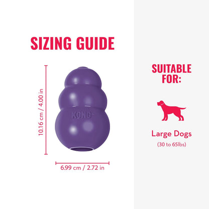 Kong Senior Kong Dog Toy, Large, Purple