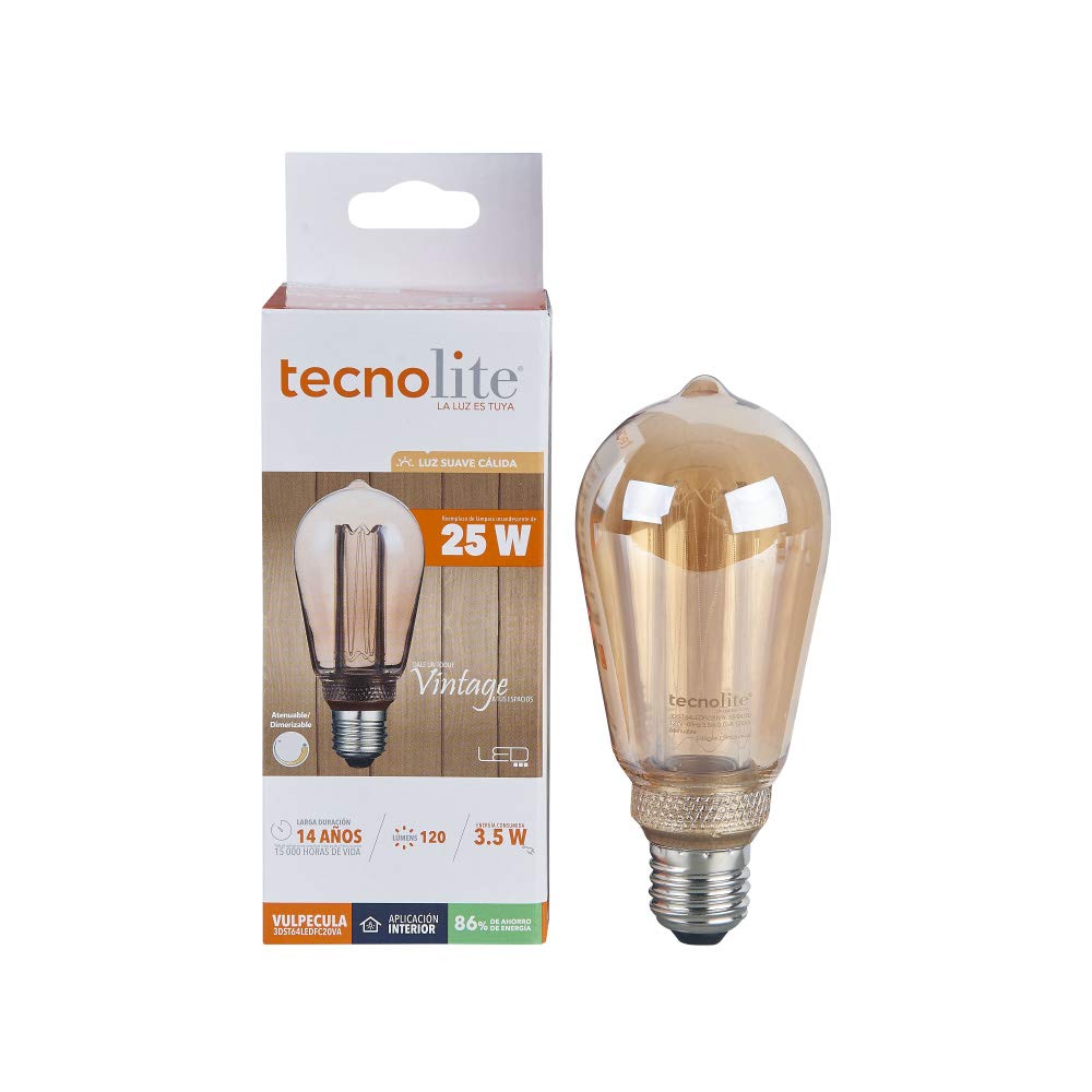 LAMP LED TIPO FILAMENTO 3W 2000K E27