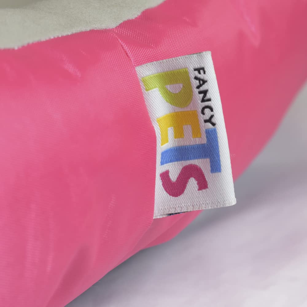 Fancy Pets Cama Rizzo con Colchoneta Impermeable para Perro, Acolchada, Resistente y Fácil de Limpiar, 84 x 73 cm, Color Rosa