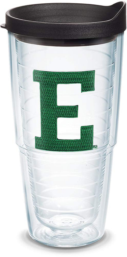 Tervis Vaso con Tapa, Diseños de Equipos Universitarios NCAA - Eastern Michigan Univ - 24 Oz - Transparente