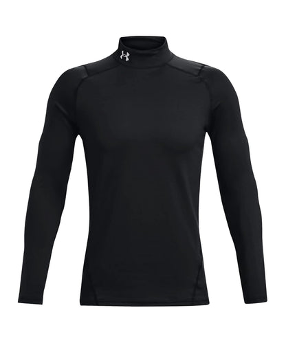 Under Armour ColdGear Camiseta de Compresión, Hombre - Negro (001) - Blanco - XL