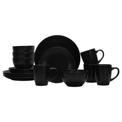 Le Bonne Table by Crown Baccara - Vajilla de Cerámica, de 16 piezas, 4 personas