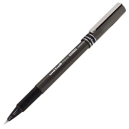 Uni-Ball Bolígrafo Antifraude Deluxe Roller Punto Ultrafino .5mm, 6 Piezas Color Negro 305.Ub155Ne