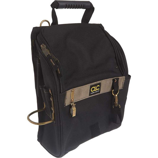 Custom LeatherCraft 1509 Bolsa para Herramientas de Electricista Profesional con 21 Bolsillos con zíper