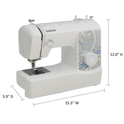 Brother XM3700 - Máquina de coser con 37 puntadas integradas, 1.5 metros de costura incluidos