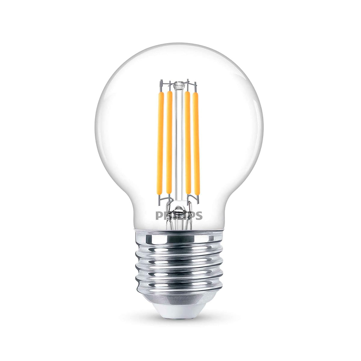 Philips LED 3 Focos Filamento G16.5 Luz Cálida