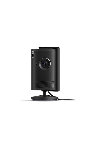 Cámara para interiores 2K Ring (último modelo): Retinal 2K para una calidad de video nítida y realista, zoom 6x mejorado, visión nocturna (negro)