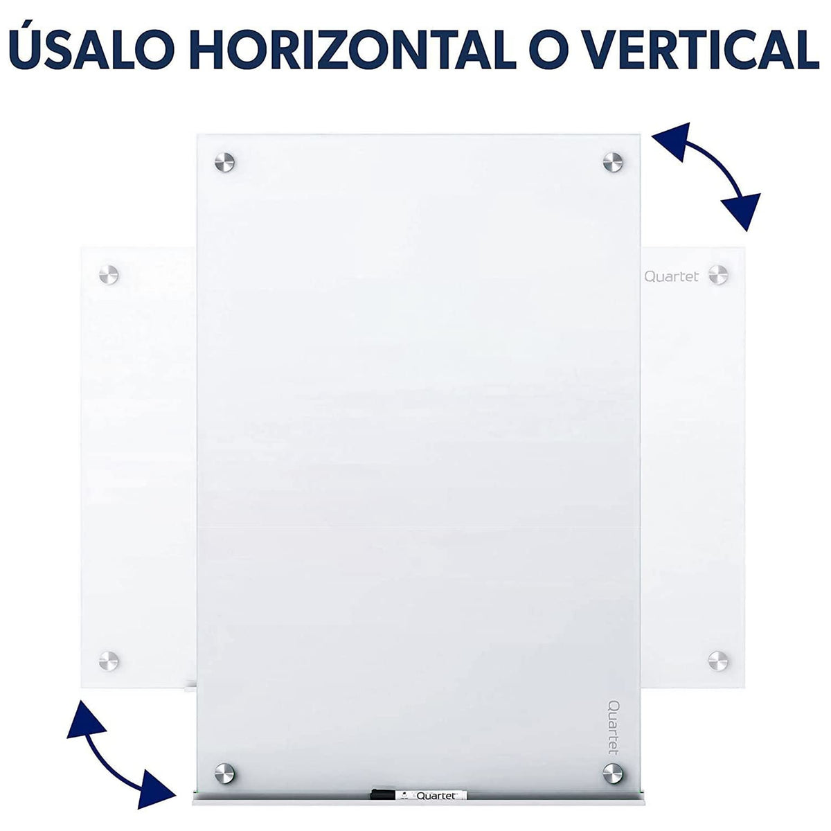 Pizarrón De Cristal 60 X 45 Cm Infinity Glass, Blanco