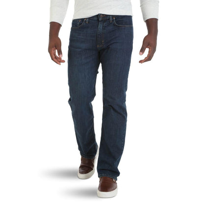 Wrangler Authentics Jean de Corte Holgado para Hombre - Carbon - 42W x 30L