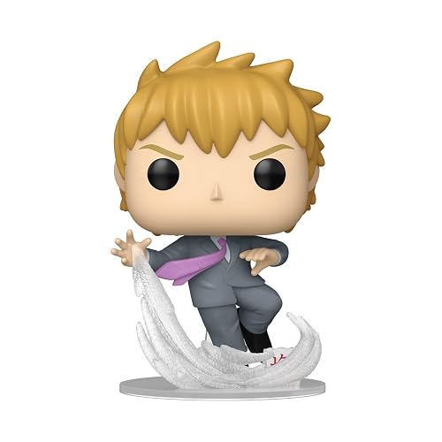 Funko Pop! Animation: Mob Psycho - Arataka Reigen | Mercancía Oficial - Figura de Vinilo Coleccionable para Decoración - Regalo de Cumpleaños para Fans