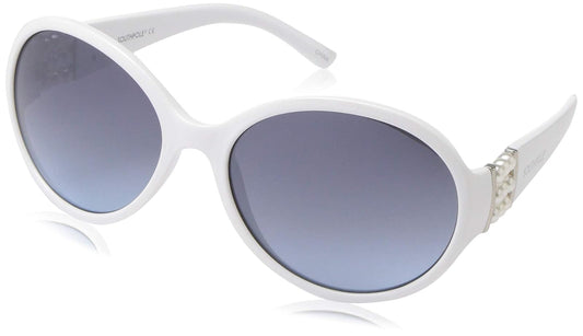 Southpole 1016SP - anteojos de sol ovaladas con triple fila de perla y 100% protección UV, 68 mm