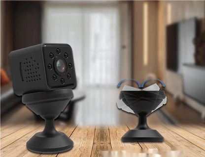 Lusabe Mini Cámara WiFi SQ13, WiFi Cámara, Tarjeta de 32G, Mini Cámara 1080P HD Videocámara con IR visión Nocturna Detección de Movimiento, para Deportes al Aire Libre Oficina Casa (Negro)