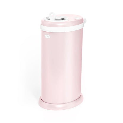 Ubbi Bote para Pañales de Acero, Bloqueo de Olores, Sin Bolsas Especiales - rosado (Blush Pink)