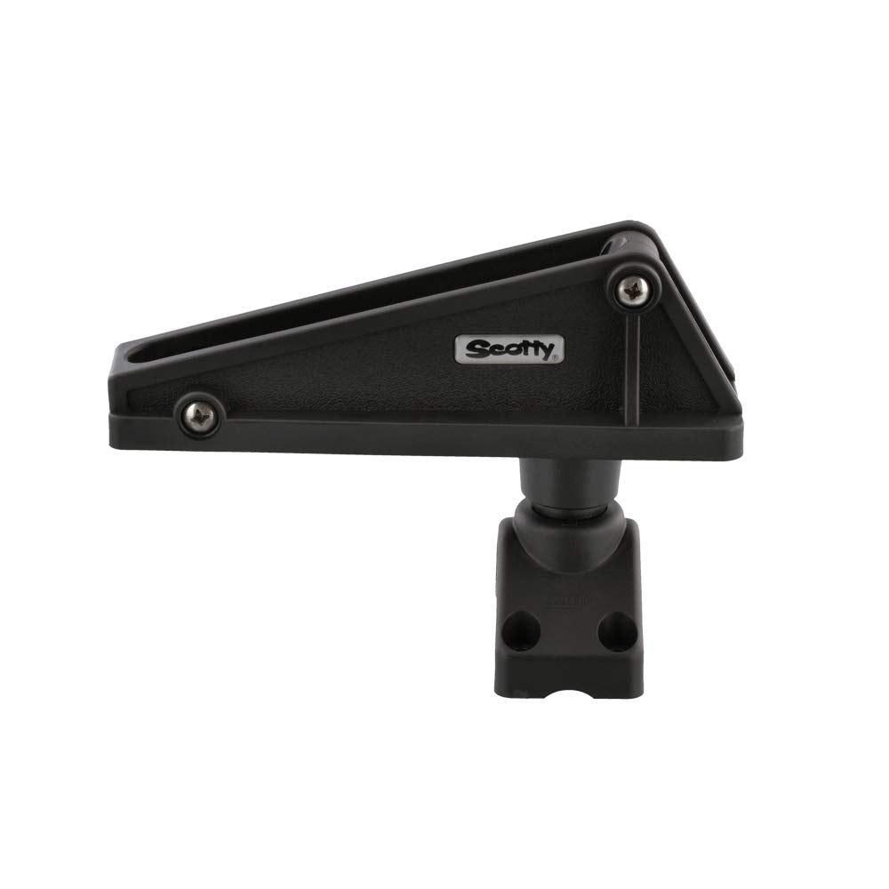 Scotty #276 Anchor Lock w/ #241 Side Deck Mount, Black