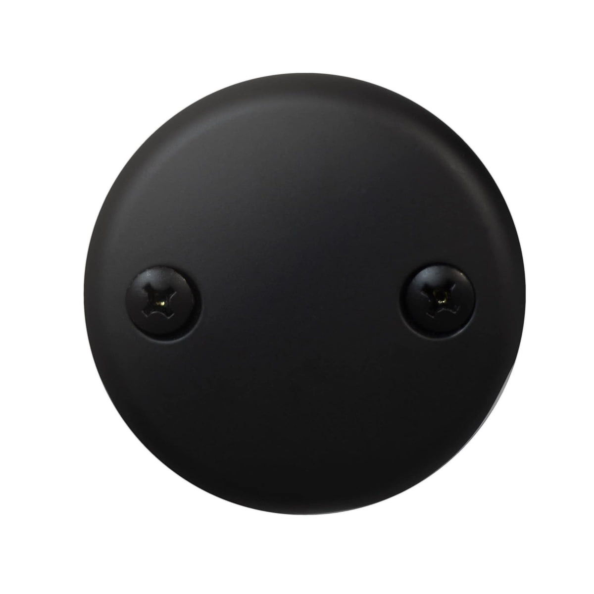 Westbrass D94-2-62 - Juego de rebosadero de dos agujeros, color negro mate