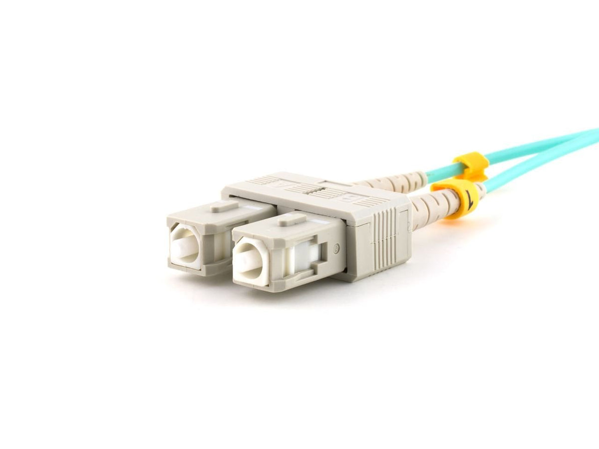 Tripp Lite N806-10M 10Gb Multimode Duplex 50/125 LSZH Aqua Fiber Patch Cable SC/SC - 10M (33ft)