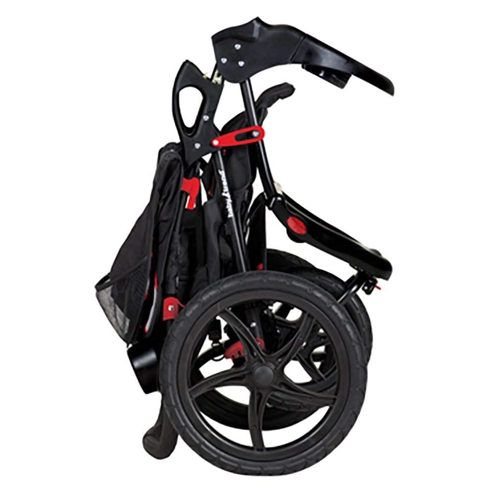 Baby Trend Range Carriola Jogger para Todo Terreno con Rueda Frontal Giratoria con Seguro, Toldo Ajustable, Asiento Reclinable Acolchado, Millennium