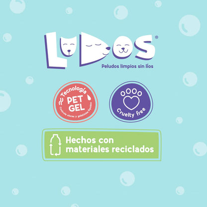 LUDOS Tapete Ultra Absorbente para Perro, Tamaño XL, con Control de Olores, Paquete con 18 Piezas.