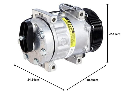 UAC Compresor de A/C UACCO4775C | Compatible con DODGE RAM 2500 BASE 1995-2001 5.9L