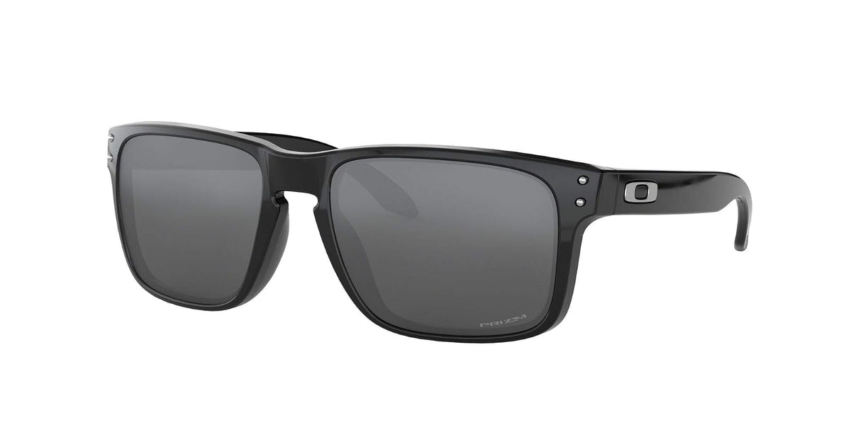 Oakley Holbrook Iridio Sport anteojos de sol, Matte Black/Positive Red Iridium, Talla unica