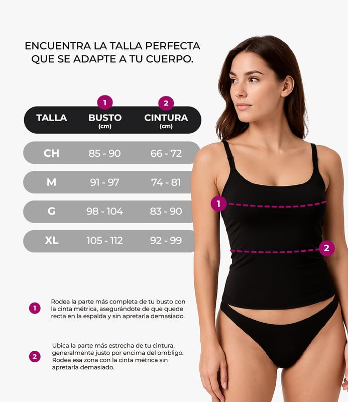 BODYcontrol Body Moldeador Clean Cut con Senos Libres para Mujer – Faja con Control en Abdomen, Cintura y Glúteos, Corte Láser Invisible bajo la Ropa y Corchete Ajustable 2589