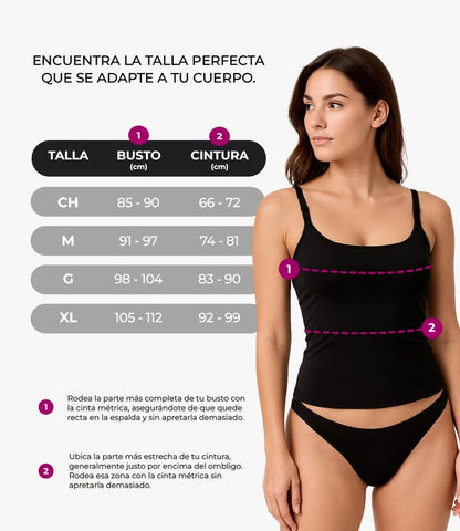 BODYcontrol Body Moldeador Clean Cut con Senos Libres para Mujer – Faja con Control en Abdomen, Cintura y Glúteos, Corte Láser Invisible bajo la Ropa y Corchete Ajustable 2589