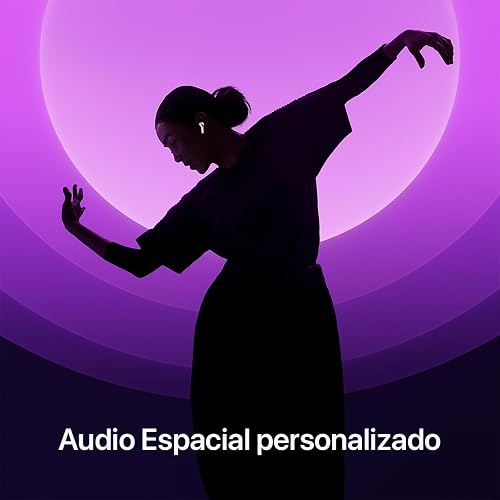 Audífonos inalámbricos AirPods 4 de Apple con Bluetooth, Cancelación Activa de Ruido, Modo Ambiente, Audio Espacial Personalizado, Estuche de Carga con USB-C, Carga inalámbrica, Chip H2