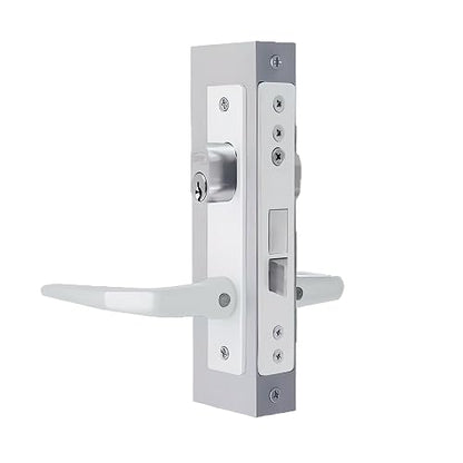 Phillips Cerradura Modelo 549 Para Puerta De Aluminio Blanco/Plateado