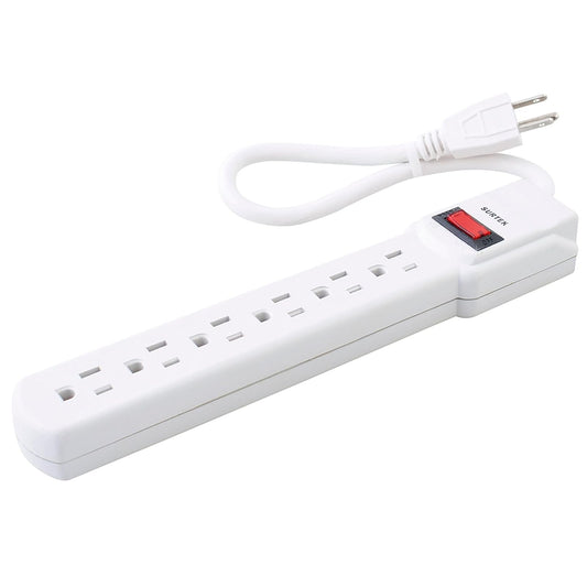 Surtek 136201 Multicontacto 6 entradas cable 30 cm