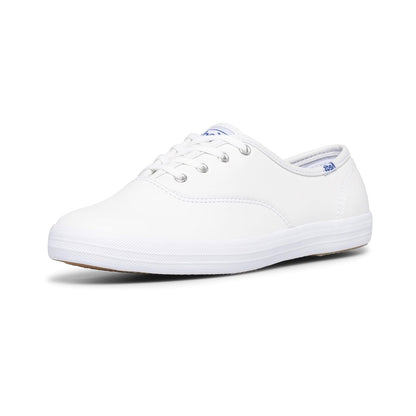 Keds Champion Original Leather Lace-Up, Zapatillas Bajas Mujer