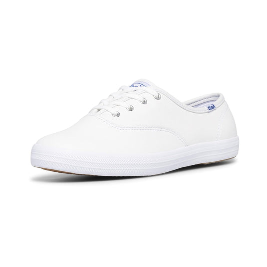 Keds Champion Original Leather Lace-Up, Zapatillas Bajas Mujer