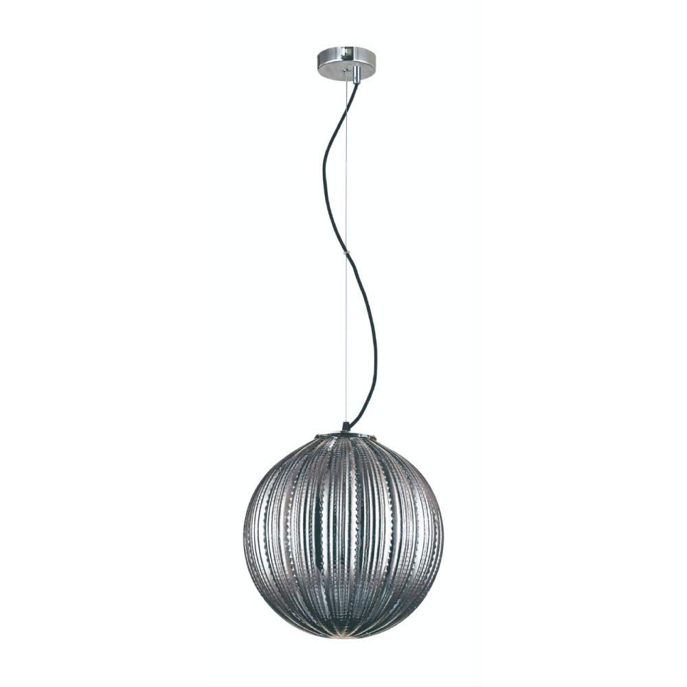 Tecnolite Lámpara Colgante Interior Decorativa E27, Cristal Cromo 20CTL8065MVCR