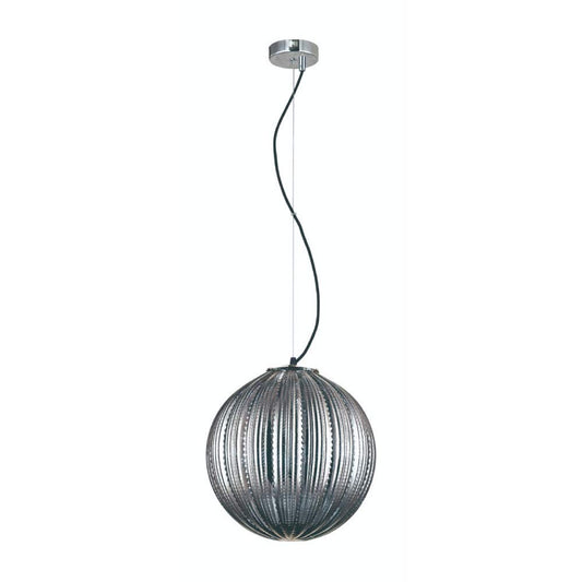 Tecnolite Lámpara Colgante Interior Decorativa E27, Cristal Cromo 20CTL8065MVCR