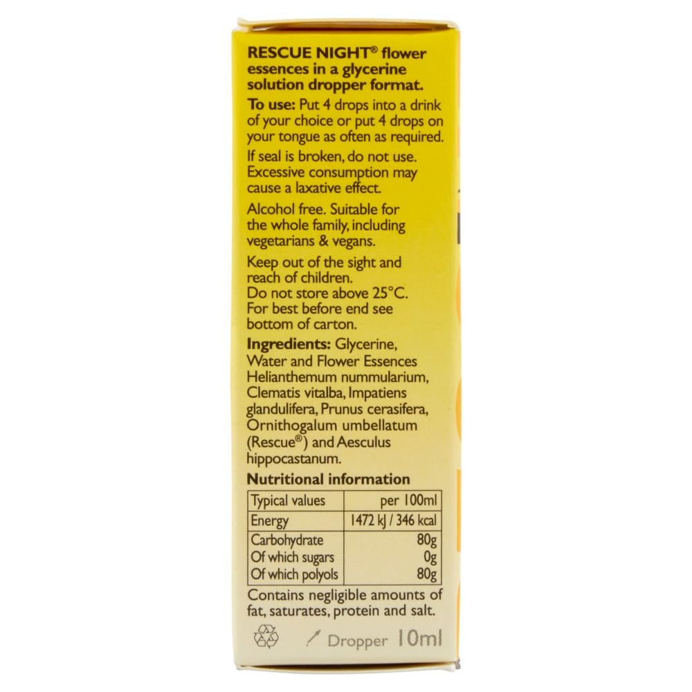 RESCUE REMEDY Night Dropper, 10 ml, Paquete de 1