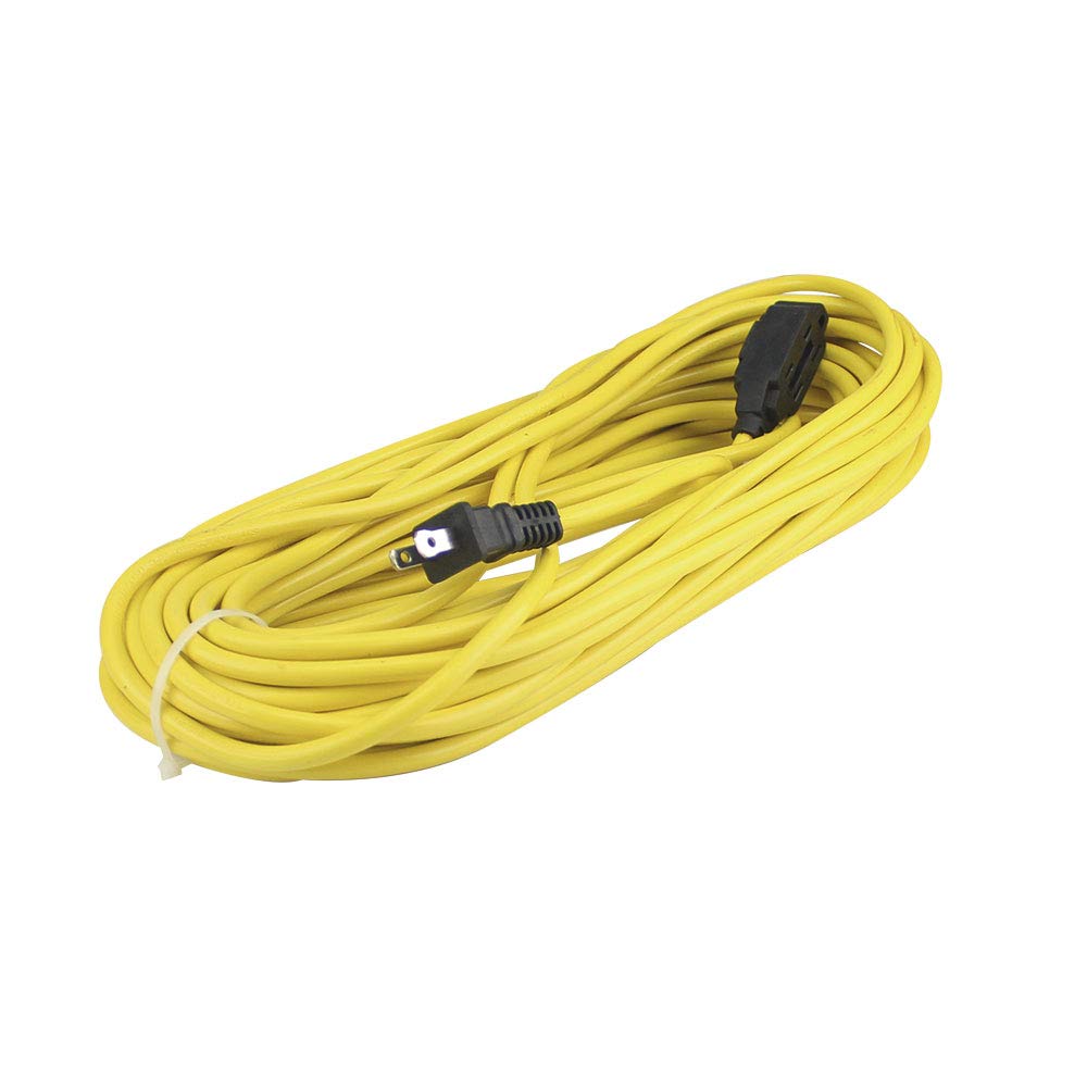 Keer Extensión Eléctrica de Uso Rudo 30 m, Amarilla - 20 m 5 amps. 2 cond. - Extensión Eléctrica