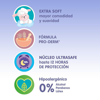 BBtips Sensitive, Recien Nacido, 160 Pañales (8 paquetes con 20 pañales)