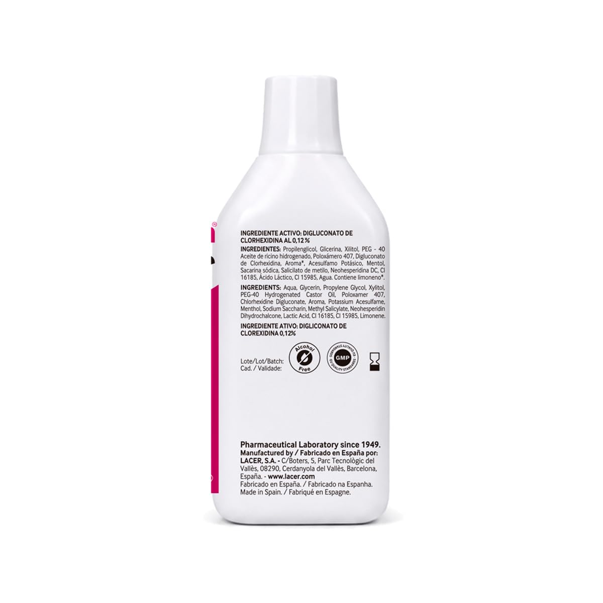 Perioxidin - Lacer Enjuague bucal, 500 ml, paquete de 1