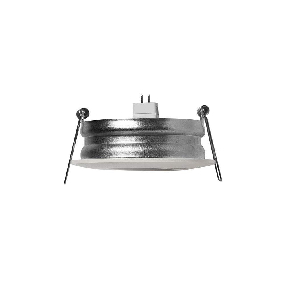ILLUX Luminario Empotrado Giratorio 1 X 50W G5.3 Mr16, Blanco TH-4221.B