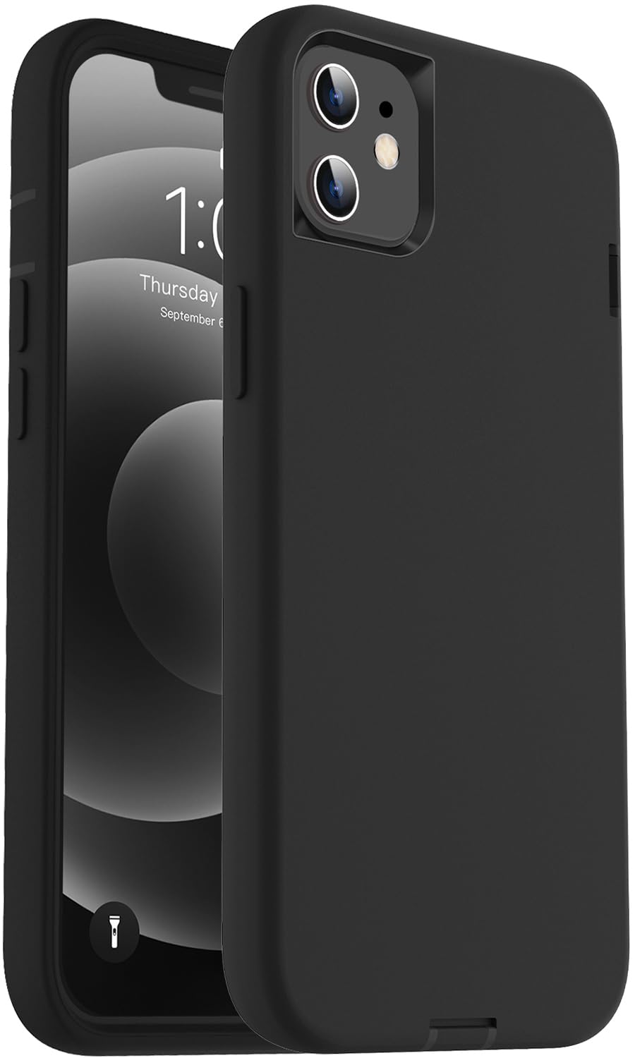 ORIbox Funda Compatible con iPhone 12 y iPhone 12 Pro, Acabado Suave al Tacto de la sensación Exterior de Silicona líquida