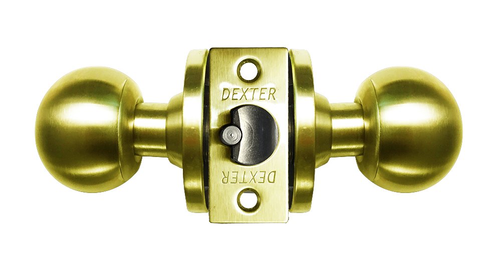 Dexter 6280 Cerradura de Perilla "Doble Llave" Deluxe Cilíndrica con Llave de Alta Seguridad