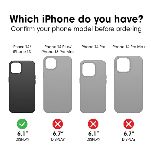 OtterBox SYMMETRY SERIES para iPhone 14 & iPhone 13 - NEGRO