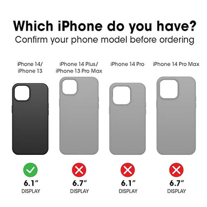 OtterBox SYMMETRY SERIES para iPhone 14 & iPhone 13 - NEGRO
