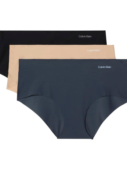 Calvin Klein Pantaletas Hipster Invisibles para Mujer - Speakeasy - Light Caramel - Black - CH